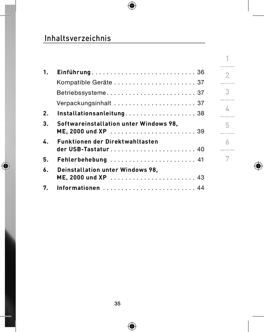 Belkin P74775UK, F8E849-BNDL user manual Inhaltsverzeichnis 