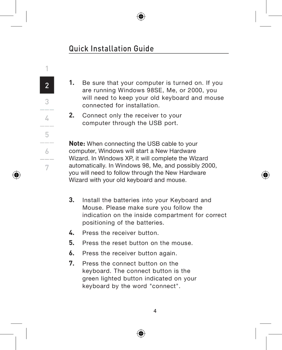 Belkin P74782UK, F8E883UK user manual Quick Installation Guide 