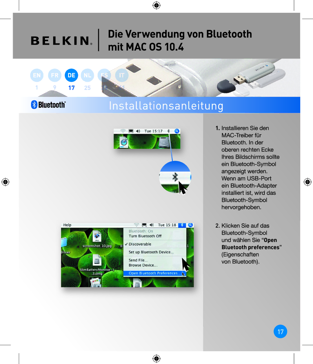 Belkin P75094EA manual 