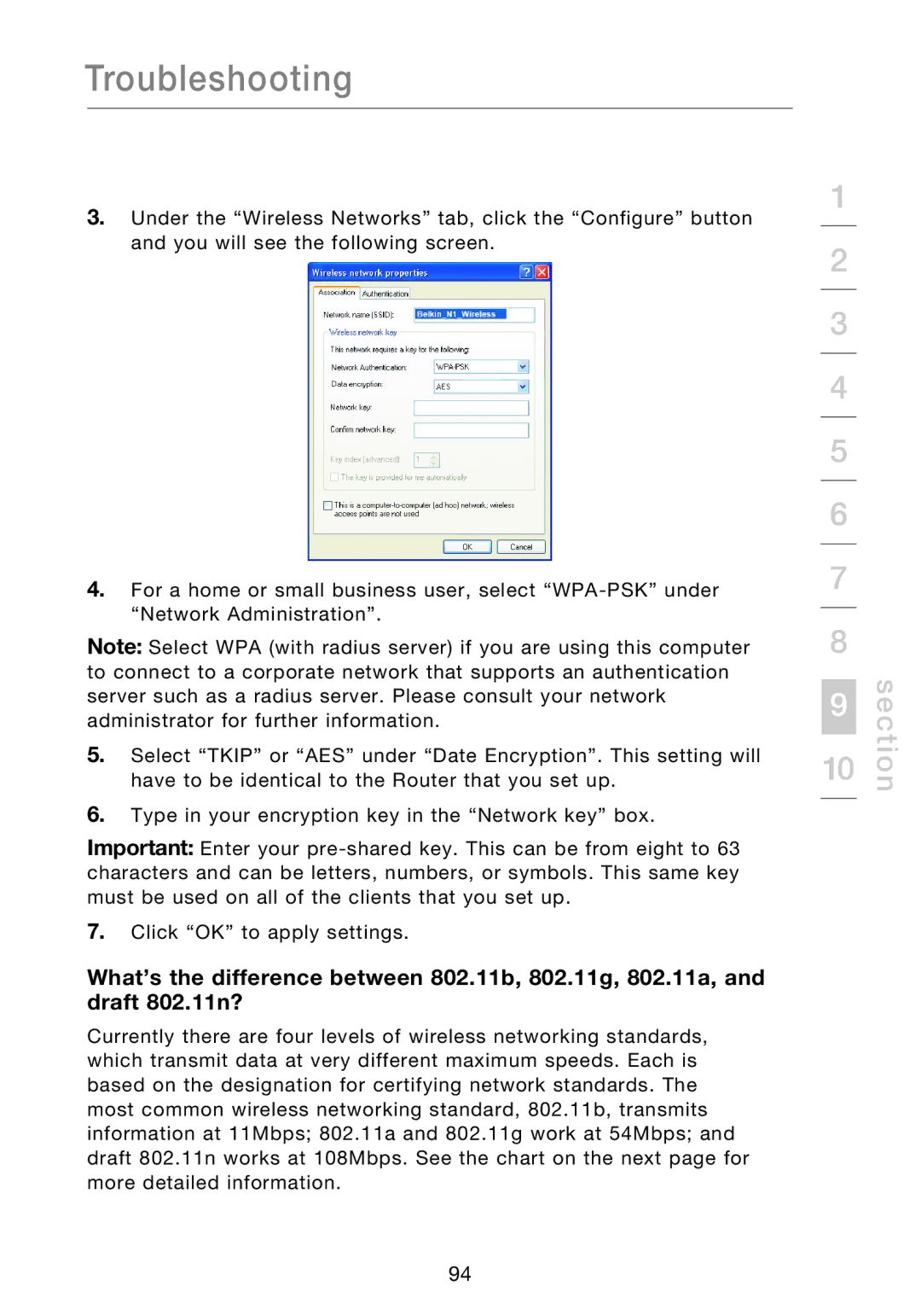 Belkin P75170EI manual Troubleshooting 