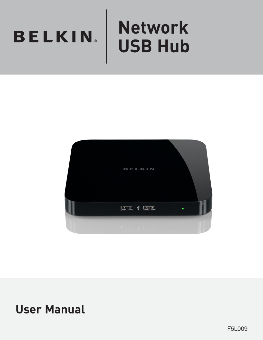 Belkin P75465-A manual Network USB Hub 