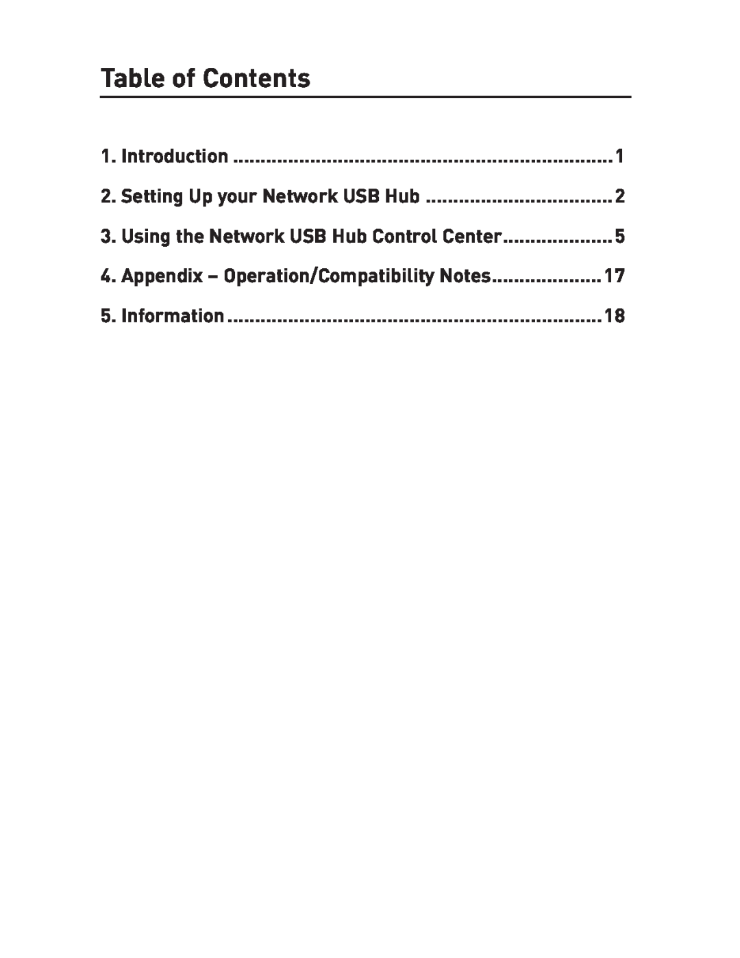 Belkin P75465-A manual Table of Contents, Appendix - Operation/Compatibility Notes, Information, Introduction 
