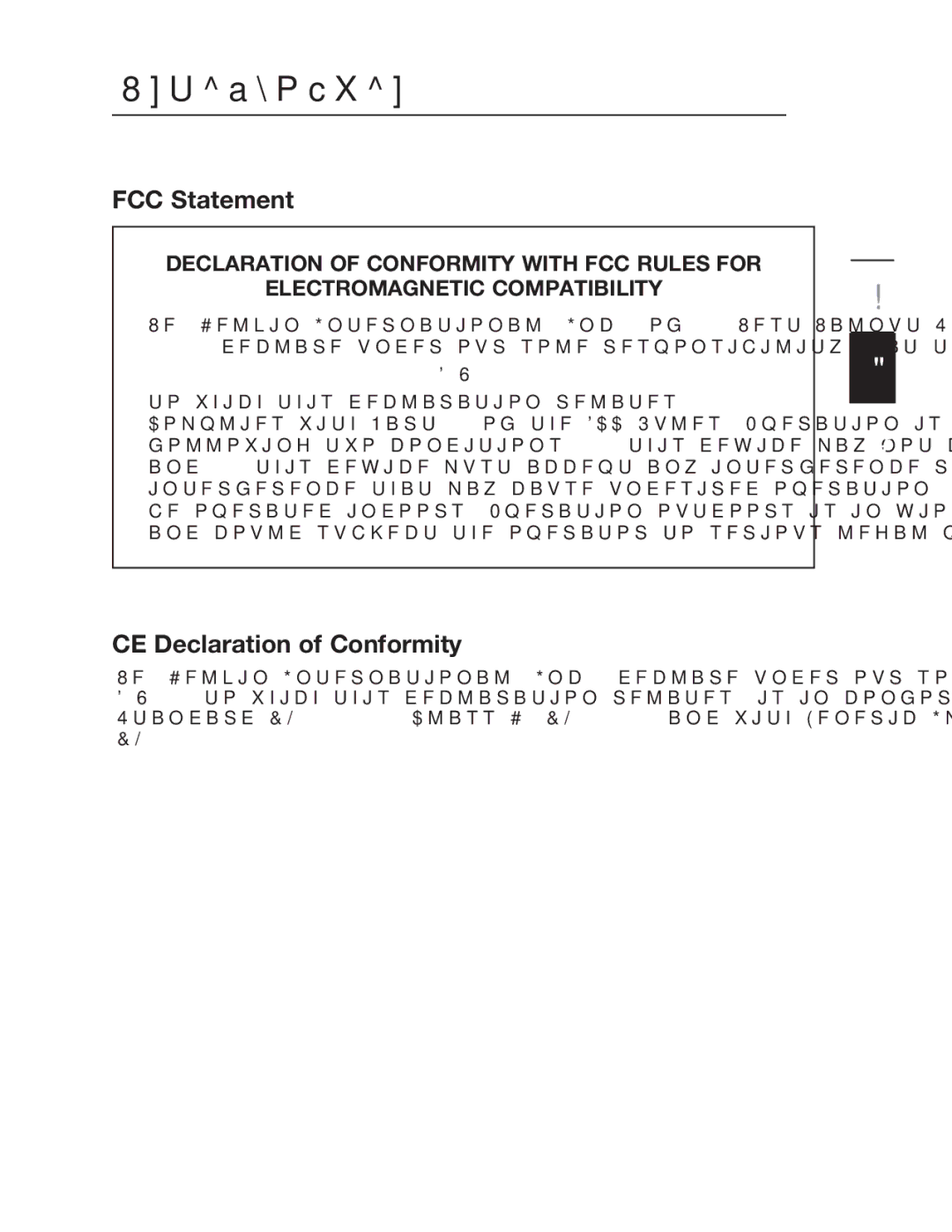 Belkin P75470ea manual Information, FCC Statement 