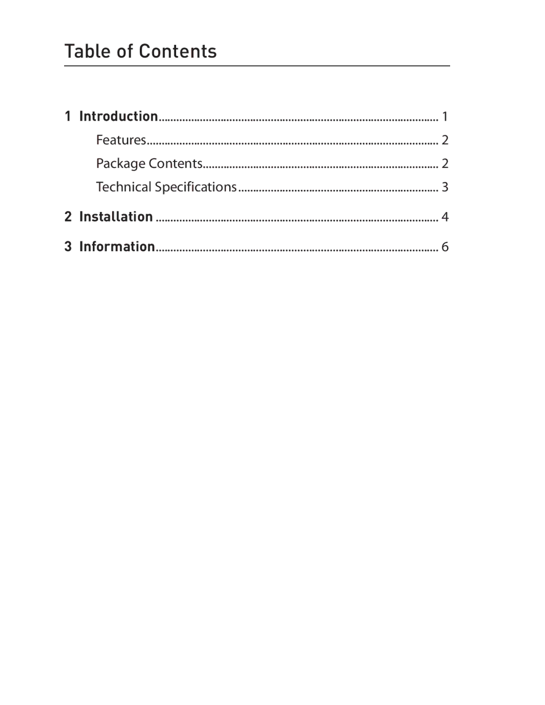 Belkin P75470ea manual Table of Contents 