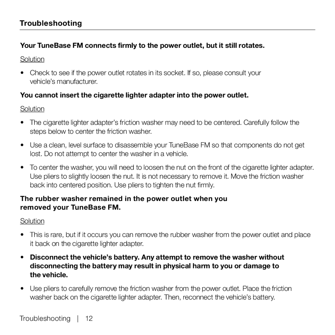 Belkin P75824-C manual Troubleshooting 