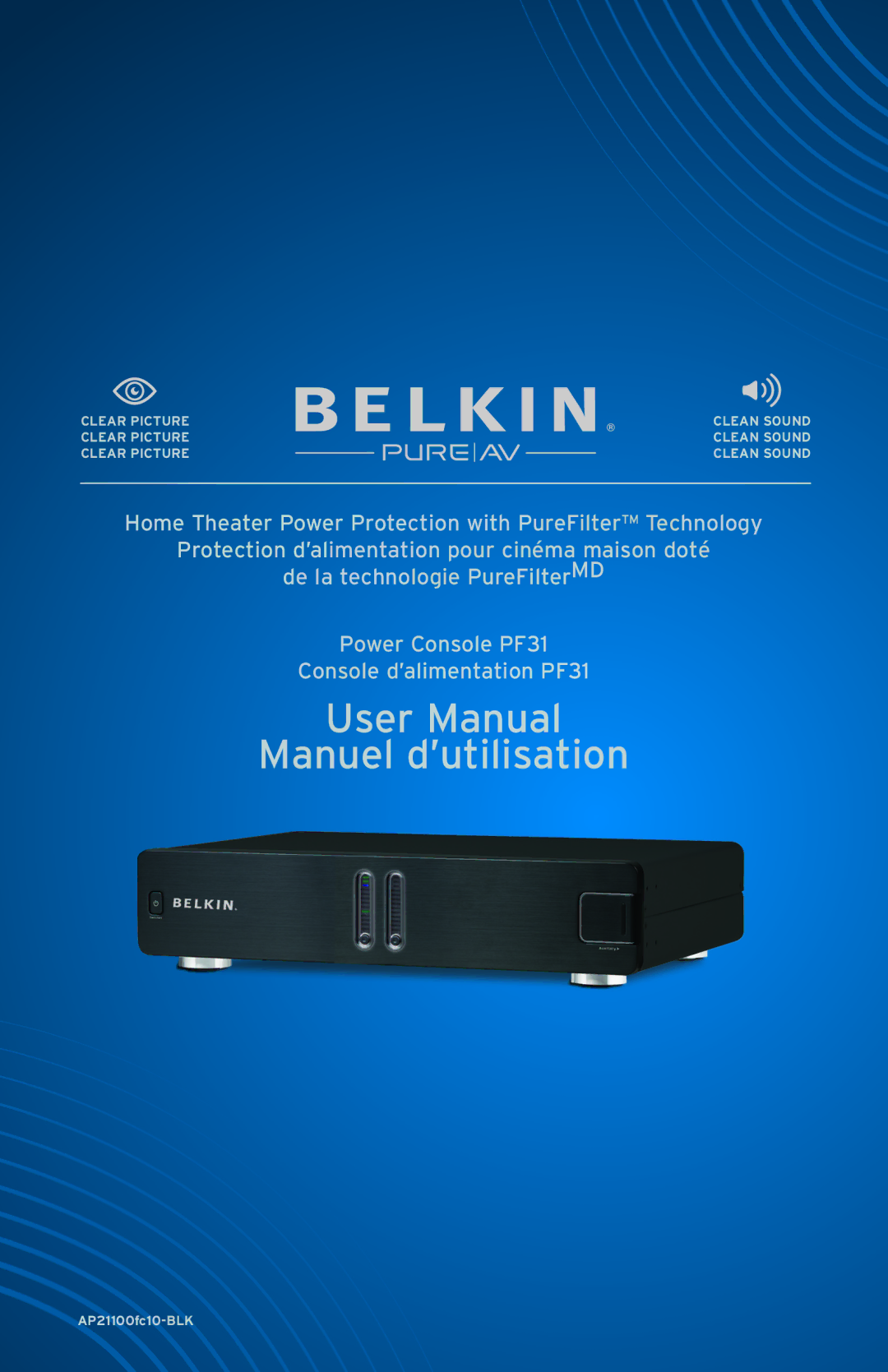 Belkin PF31 user manual Manuel d’utilisation 