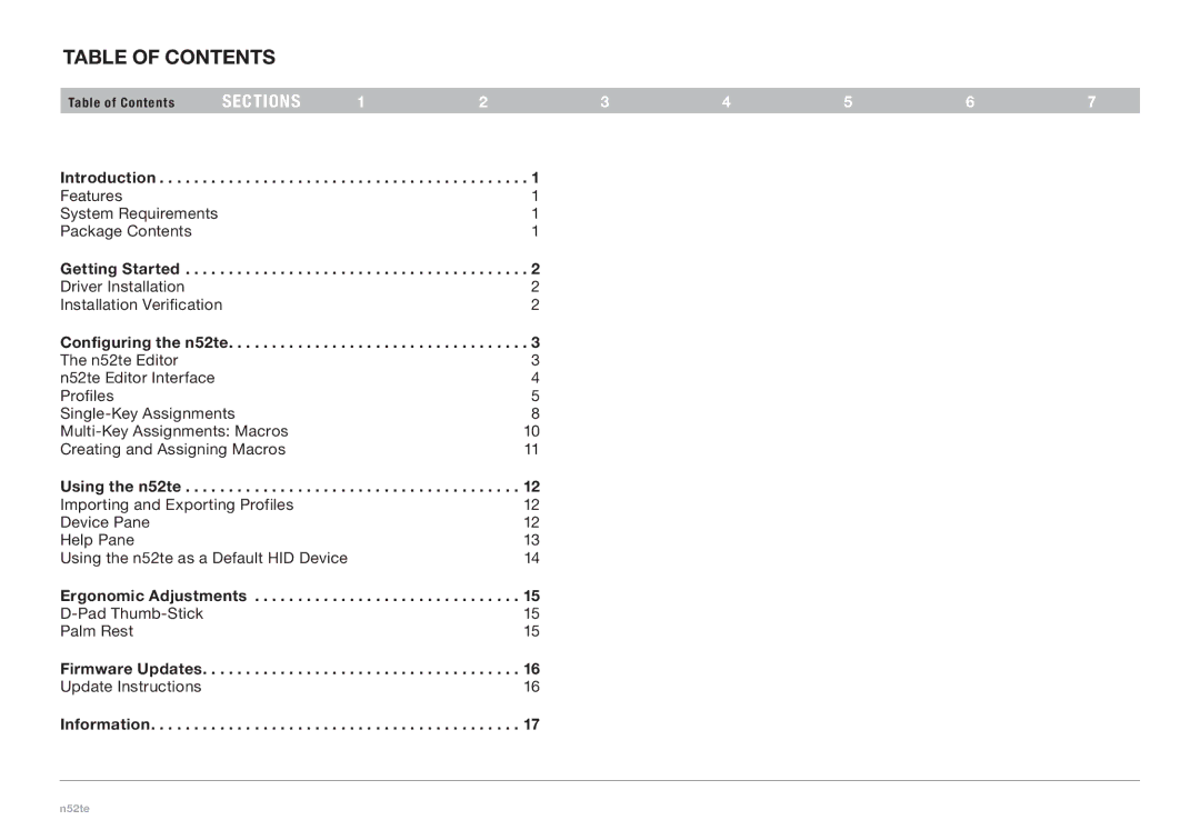 Belkin PM00173, F8GFPC200 user manual Table of Contents 