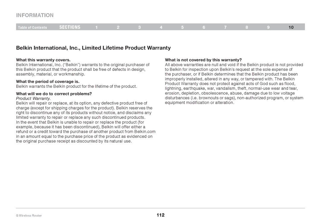 Belkin PM01110EA What this warranty covers, What the period of coverage is, What will we do to correct problems? 