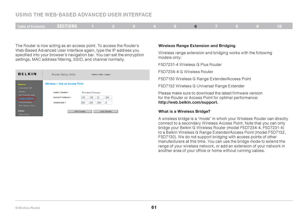 Belkin PM01110EA user manual Wireless Range Extension and Bridging, What is a Wireless Bridge? 