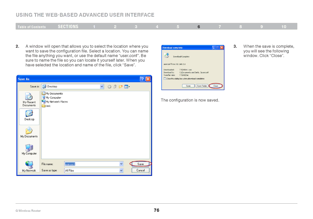 Belkin PM01110EA user manual Using the Web-Based Advanced User Interface 