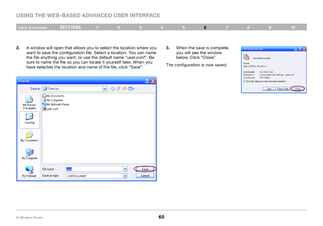 Belkin PM01116-A user manual Using the Web-Based Advanced User Interface 