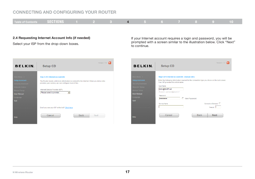 Belkin PM01122EA-B user manual Connecting and Configuring your Router 