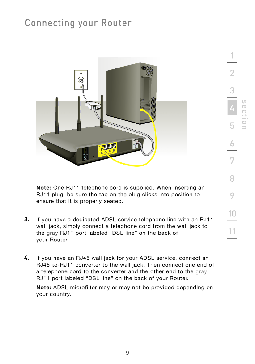 Belkin Pre-N manual Section 