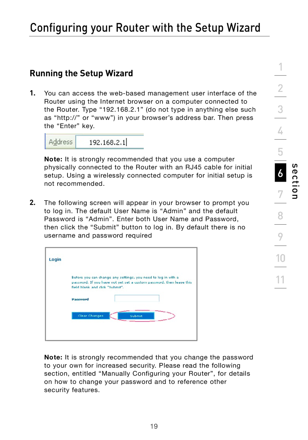 Belkin Pre-N manual Configuring your Router with the Setup Wizard, Running the Setup Wizard 