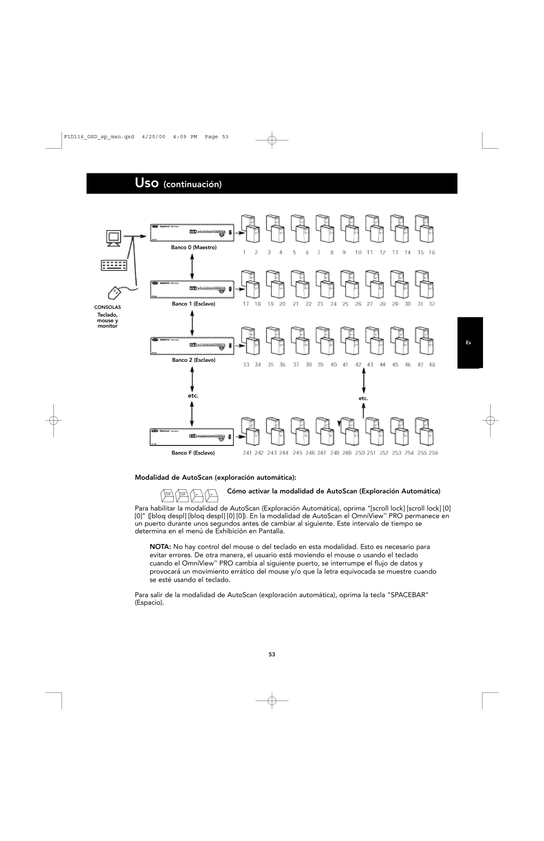 Belkin PRO manual Uso continuación 