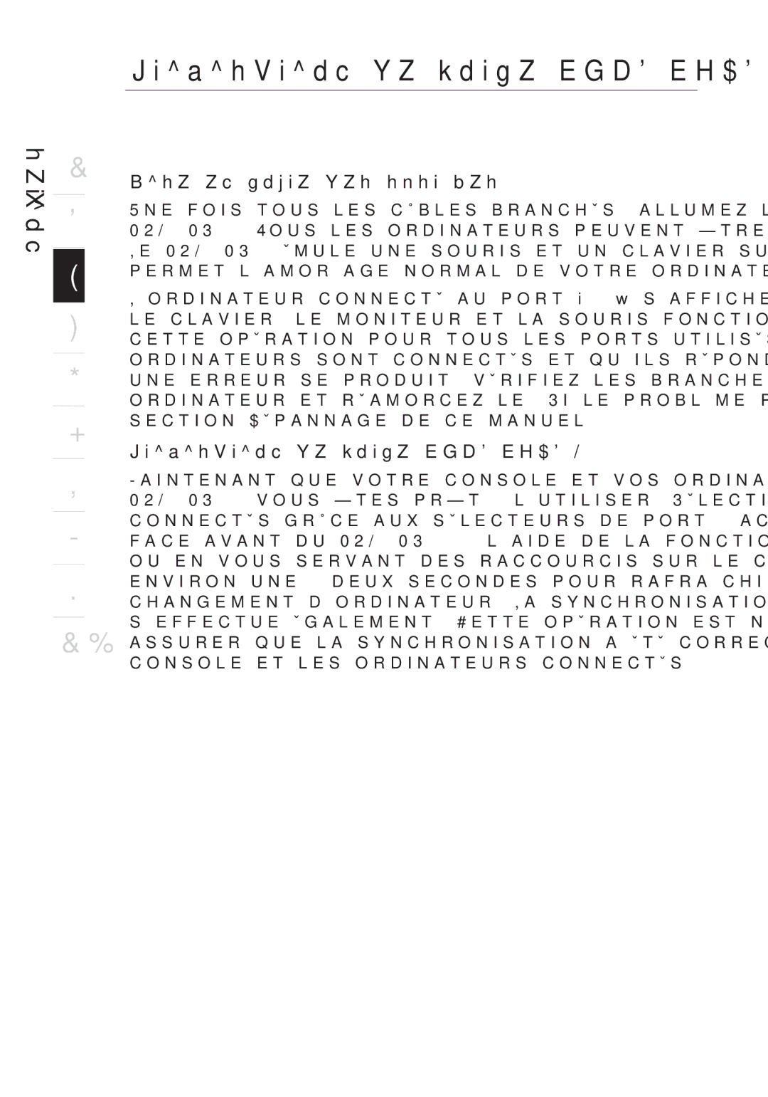 Belkin user manual Utilisation de votre PRO2 PS/2, Mise en route des systèmes 