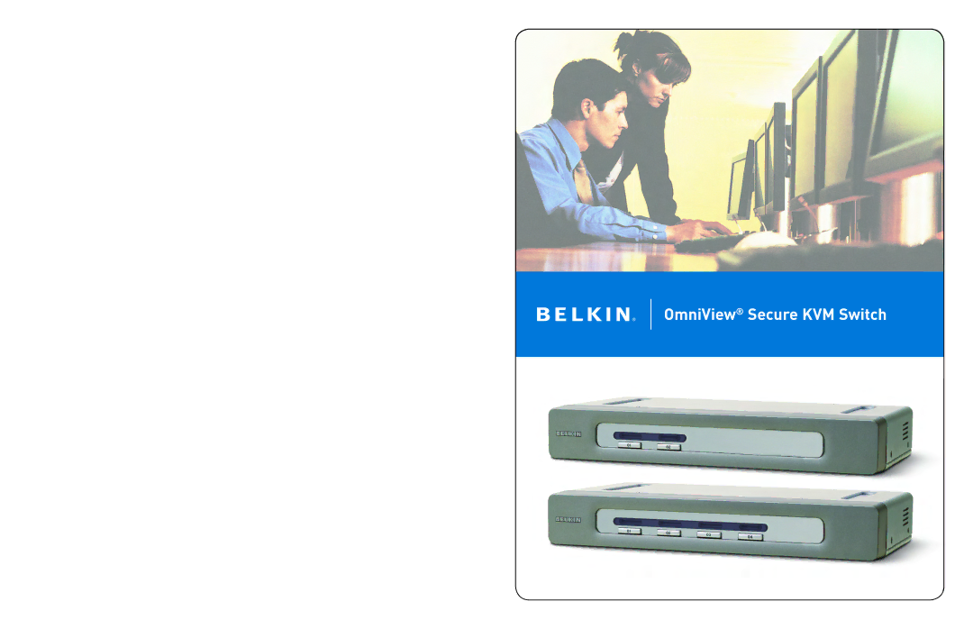 Belkin manual OmniView Secure KVM Switch 