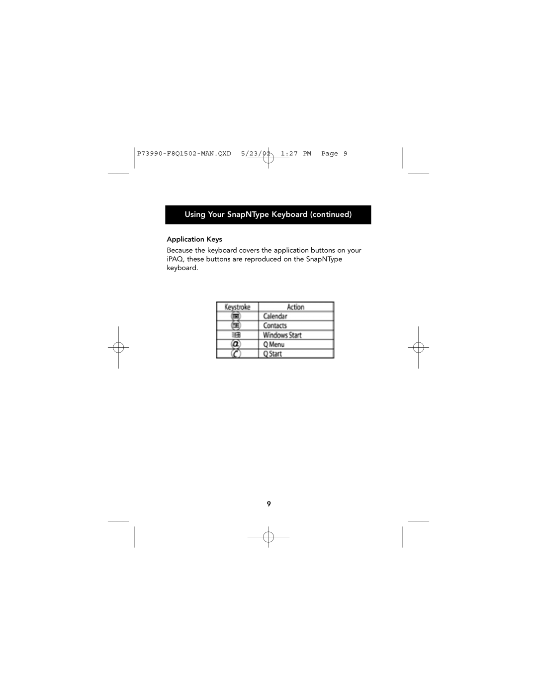 Belkin manual Using Your SnapNType Keyboard 