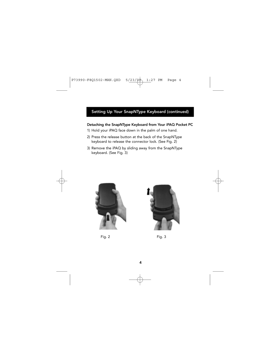 Belkin manual Setting Up Your SnapNType Keyboard 