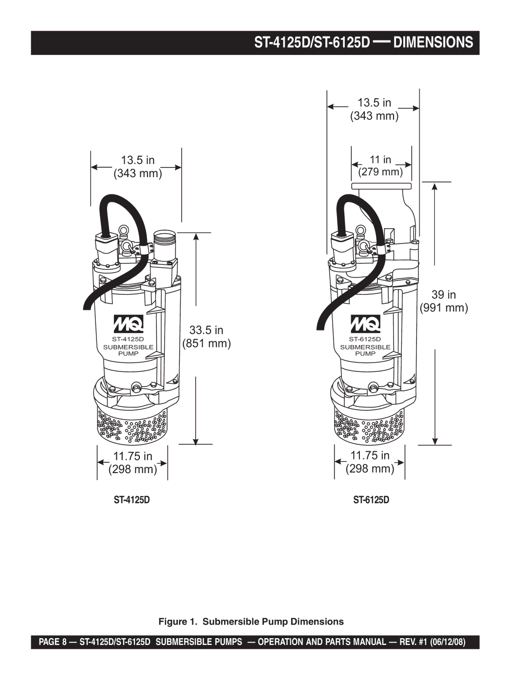 Belkin ST4125D, ST6125D manual ST-4125D/ST-6125D Dimensions 