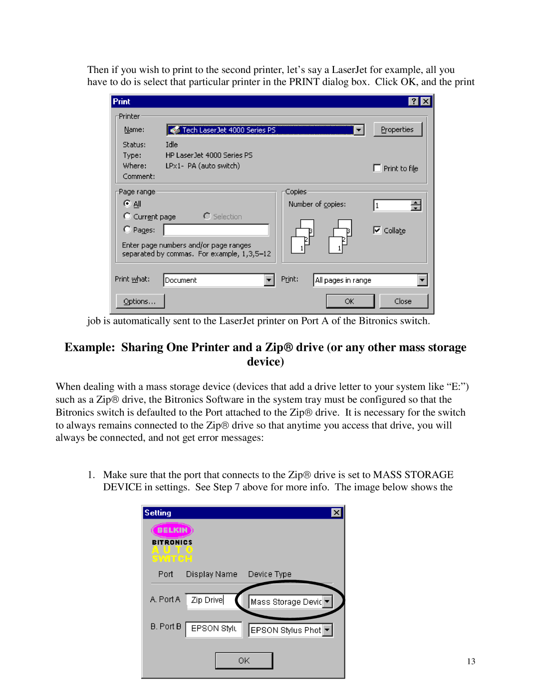 Belkin WINDOWS NT/2k/XP manual 