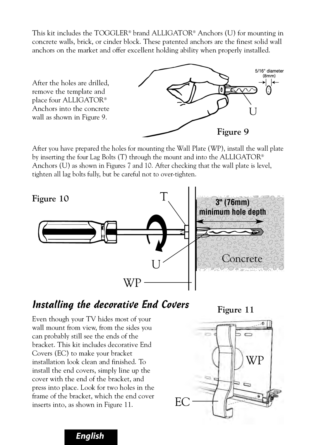 Bell'O 8325, 8315 manual Installing the decorative End Covers 