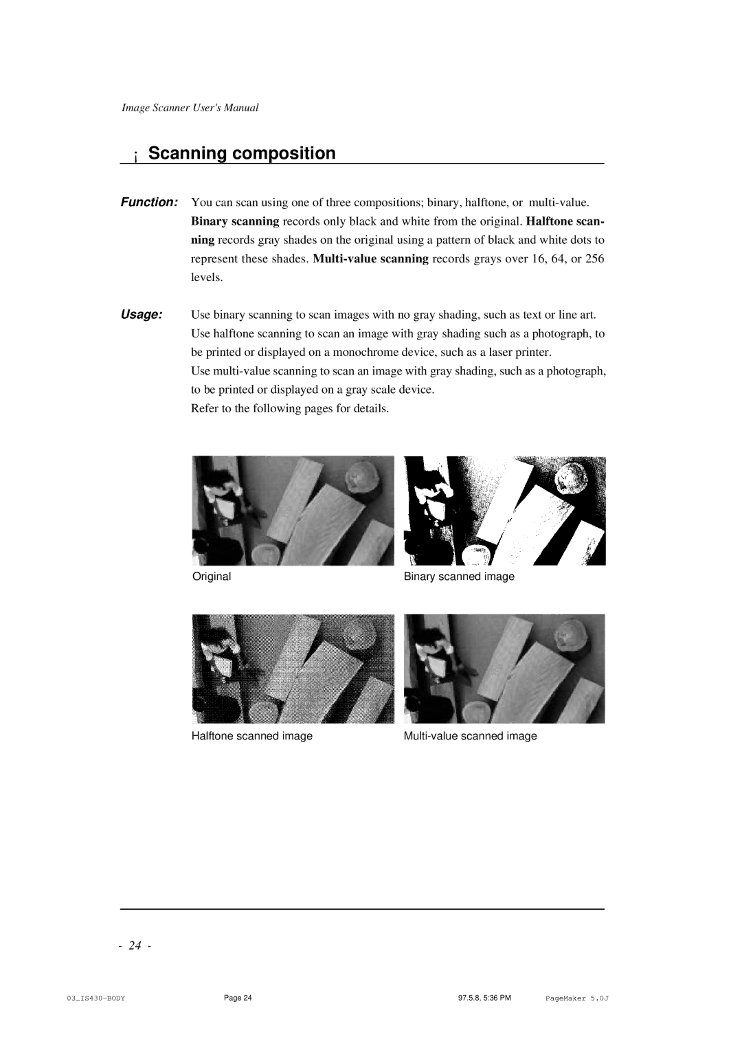 BellSouth S02294A user manual ¡ Scanning composition 