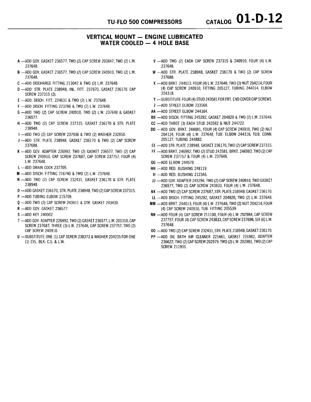 BENDIX 01-D-01 manual 
