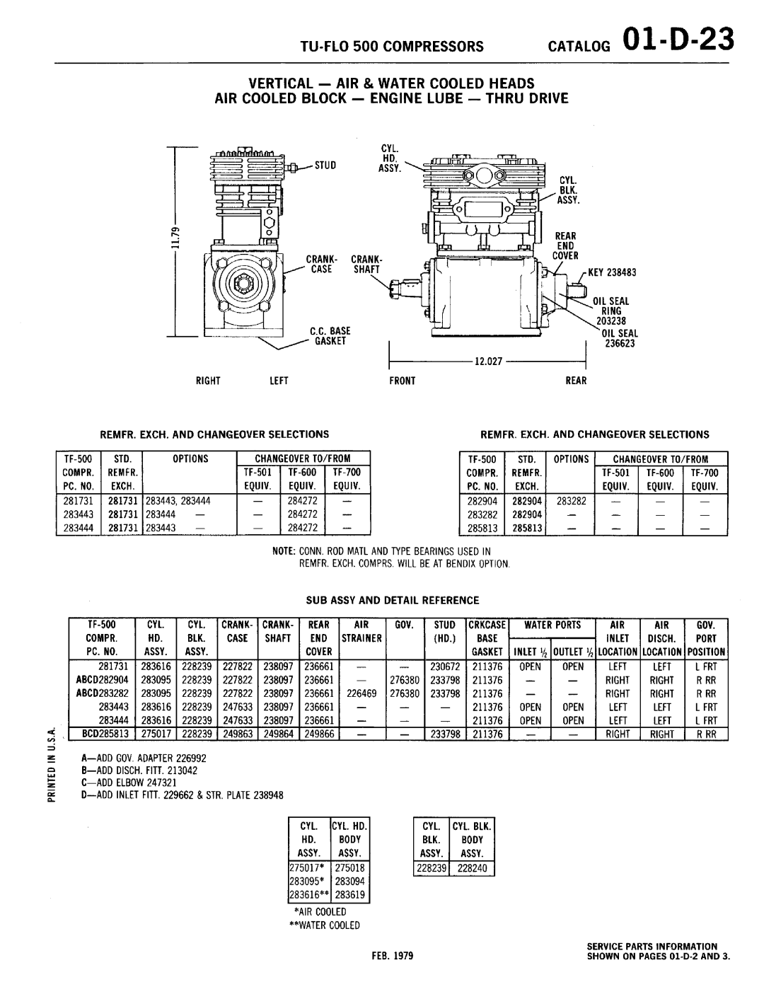 BENDIX 01-D-01 manual 
