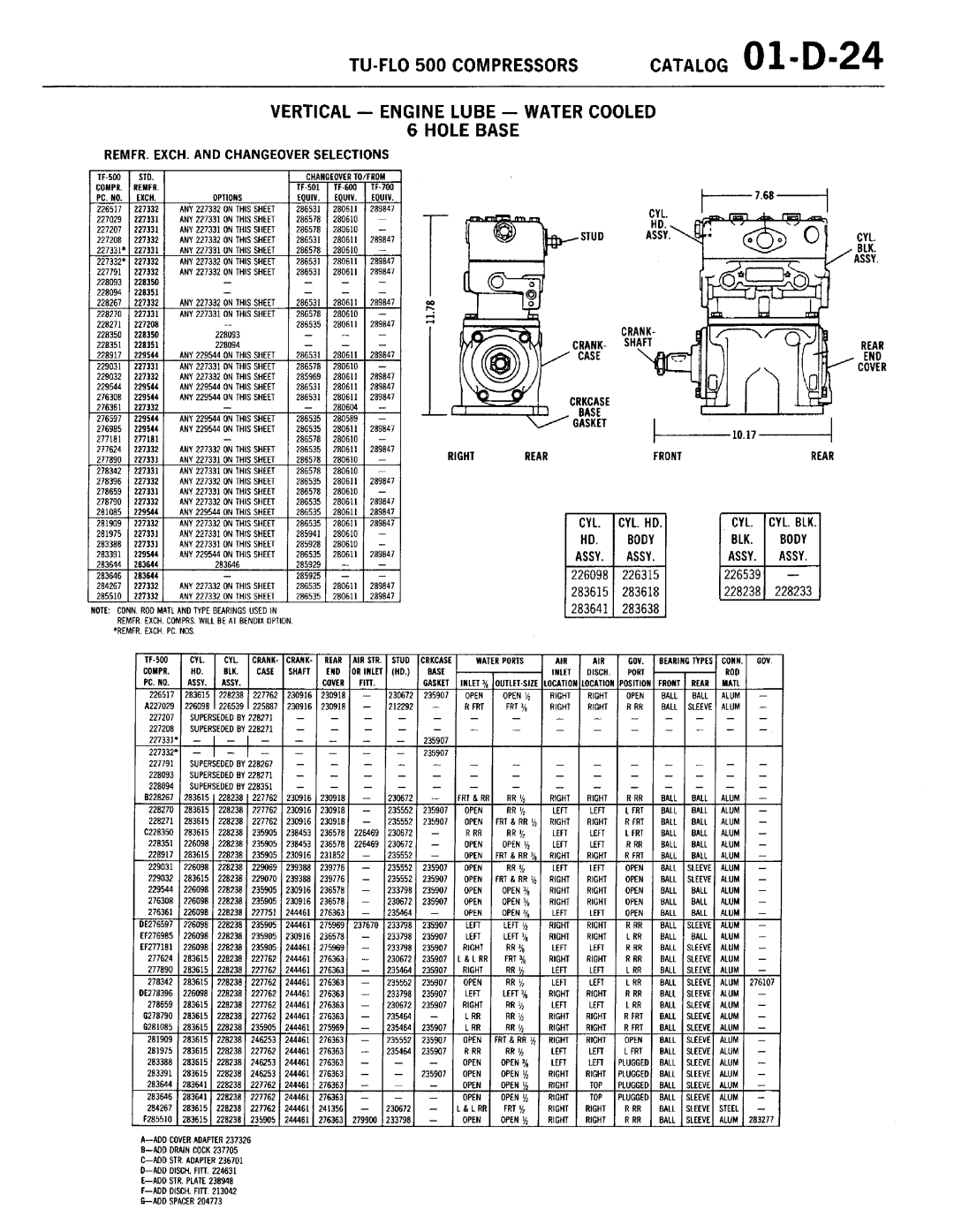BENDIX 01-D-01 manual 