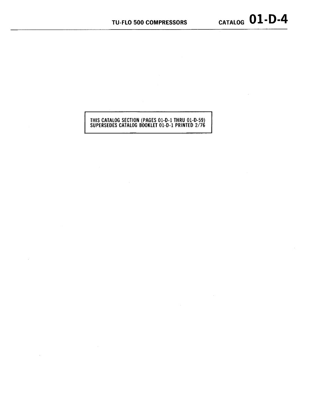 BENDIX 01-D-01 manual 