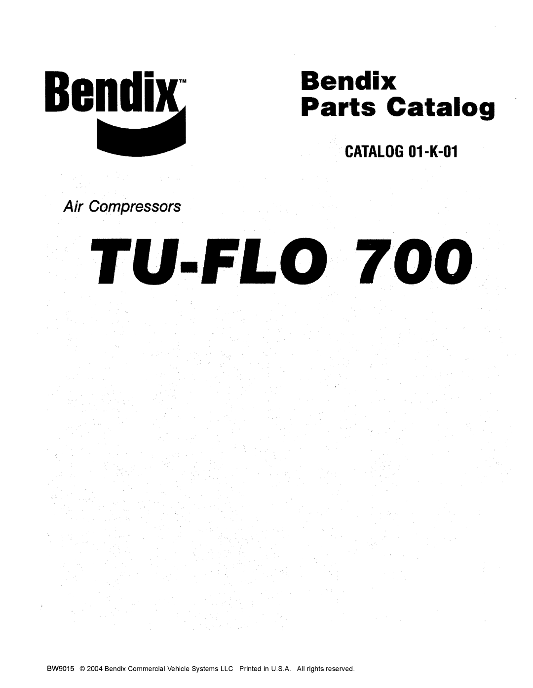 BENDIX 01-K-01 manual 