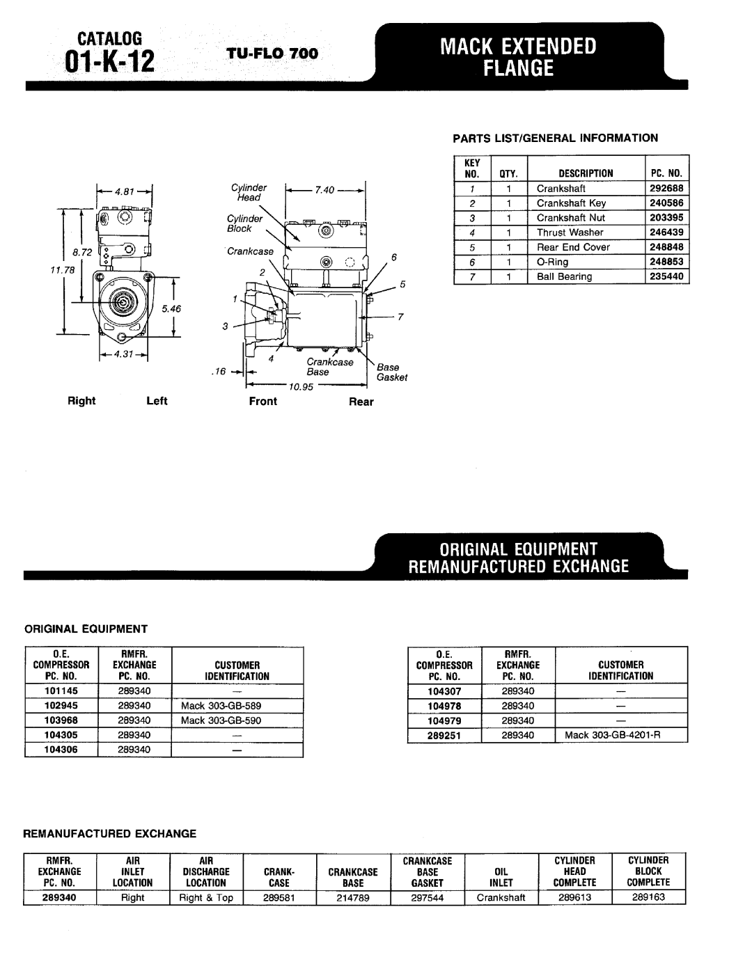 BENDIX 01-K-01 manual 