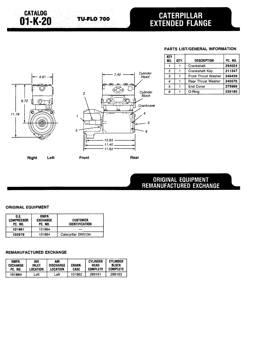BENDIX 01-K-01 manual 