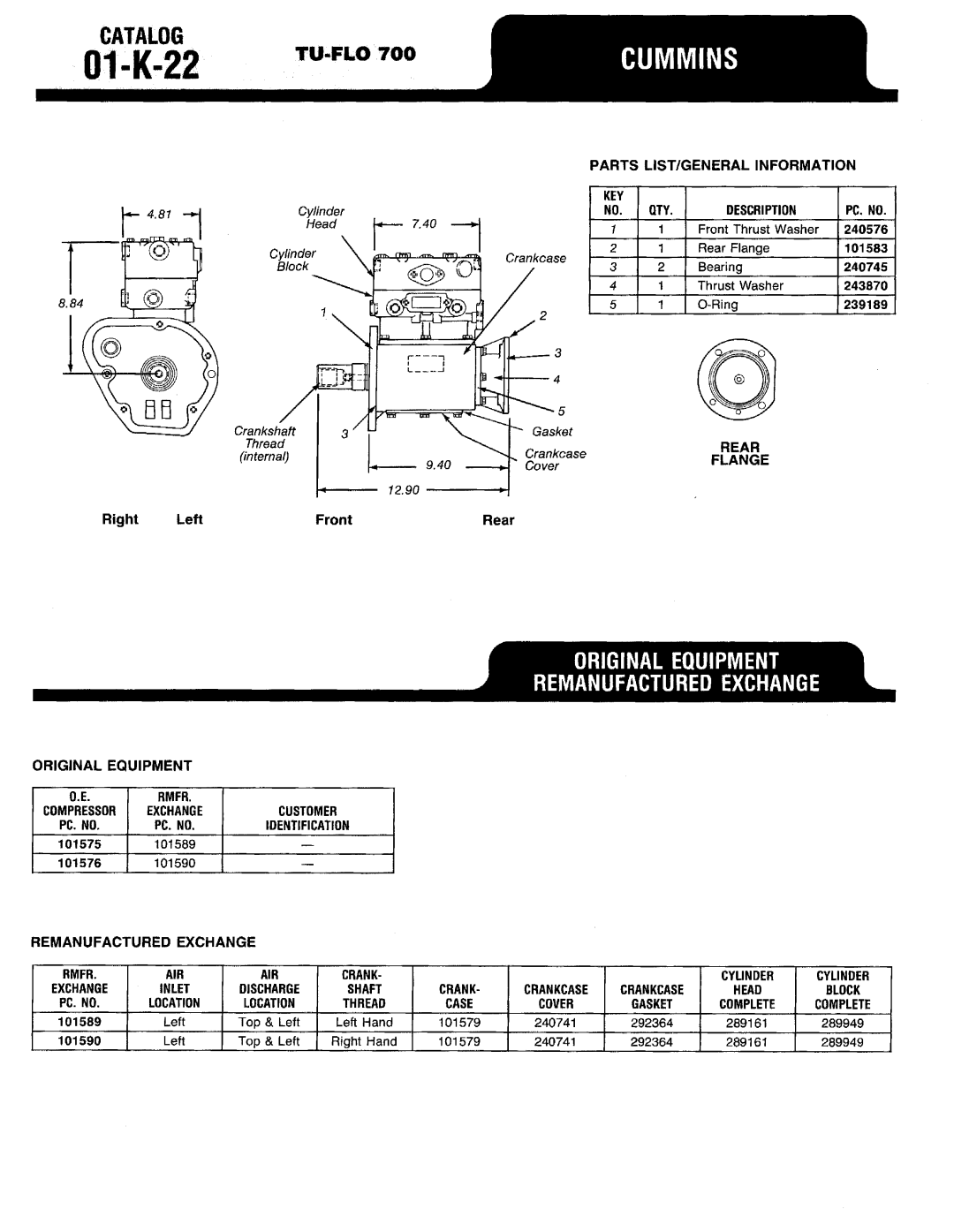 BENDIX 01-K-01 manual 