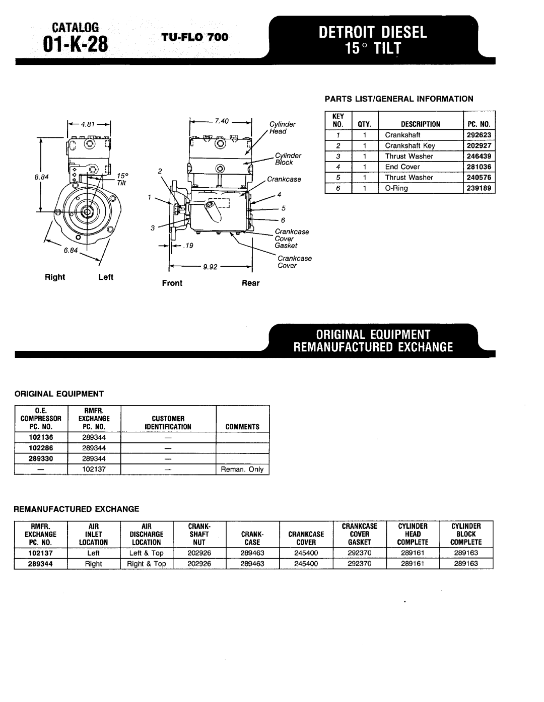 BENDIX 01-K-01 manual 