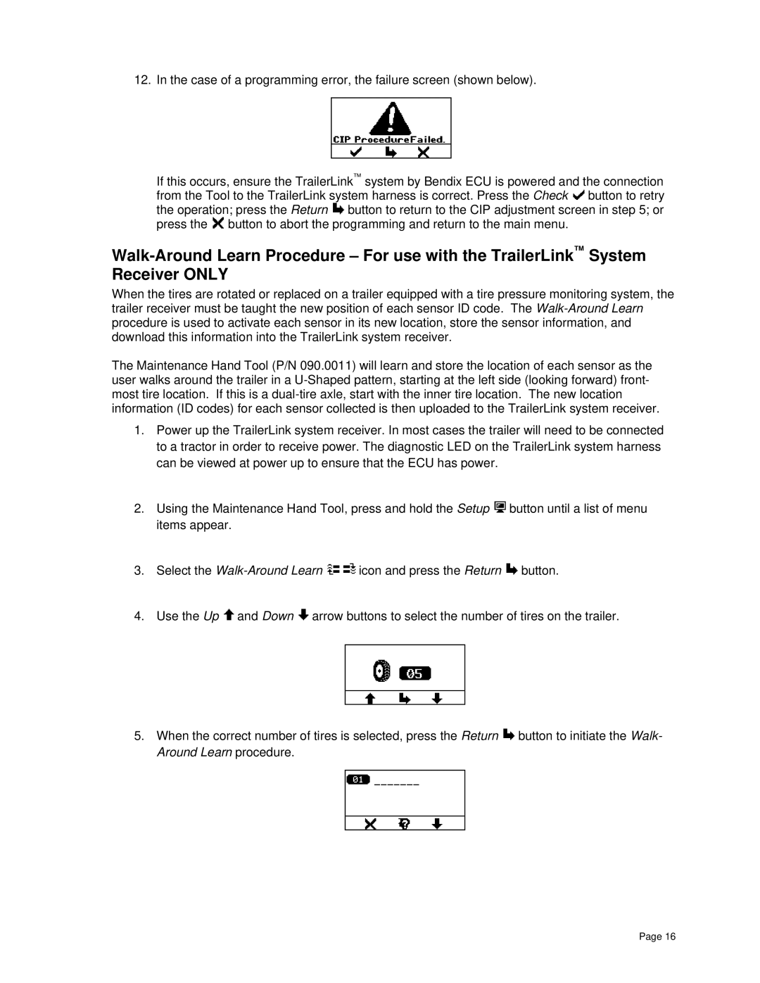 BENDIX BW2809 manual 