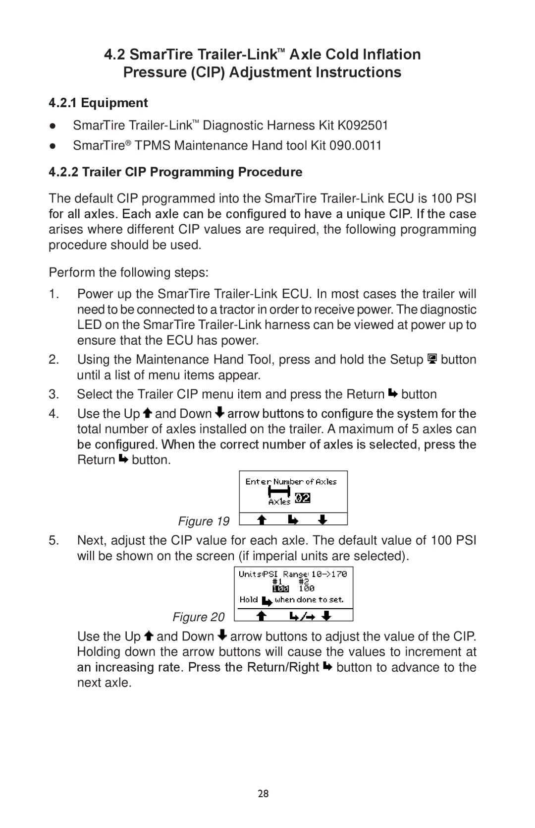 BENDIX BW2920 manual Equipment, Trailer CIP Programming Procedure 