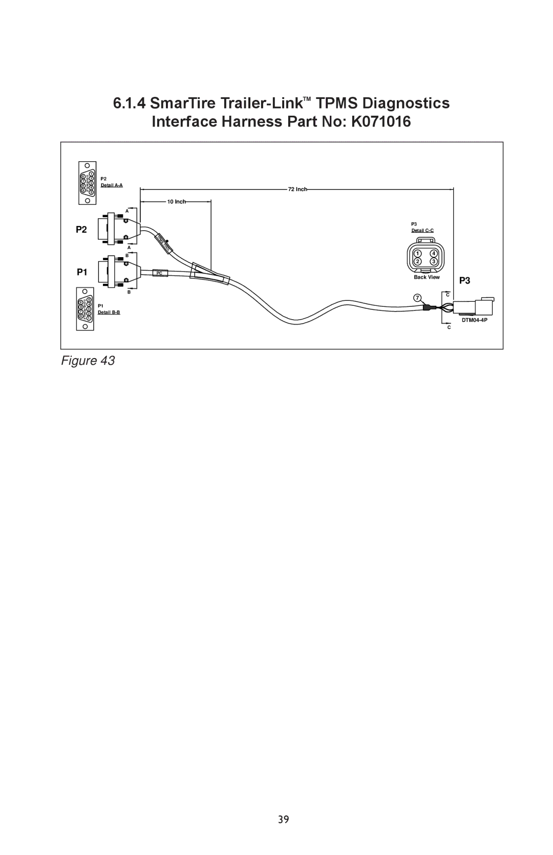 BENDIX BW2920 manual Back View 