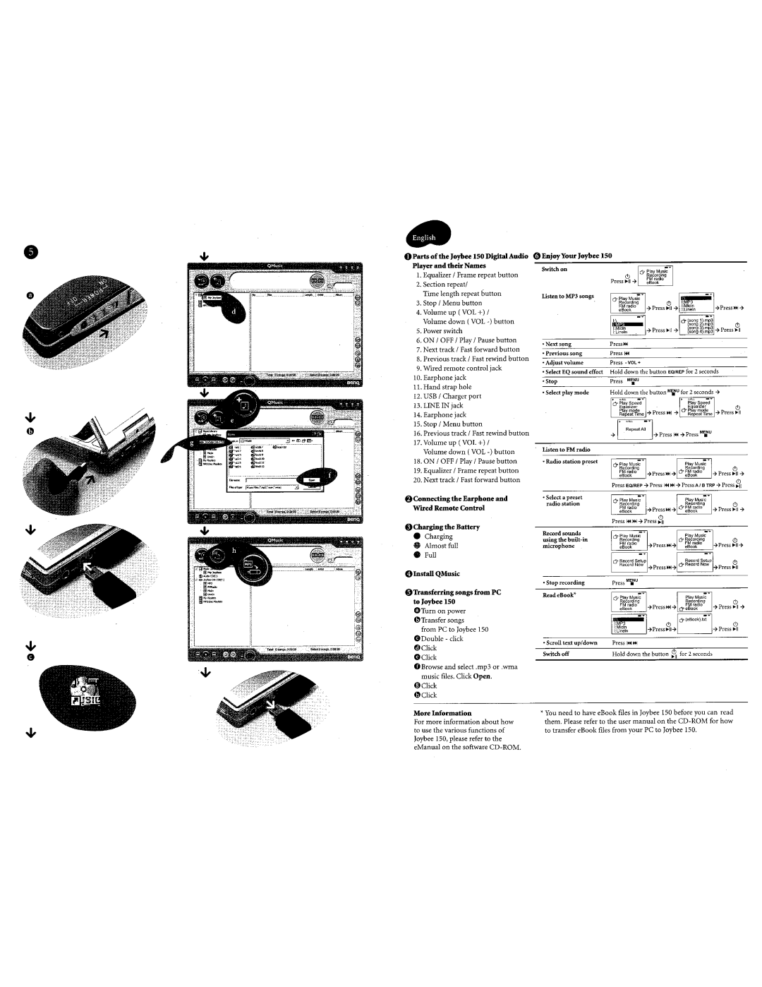 BenQ 150 user manual 