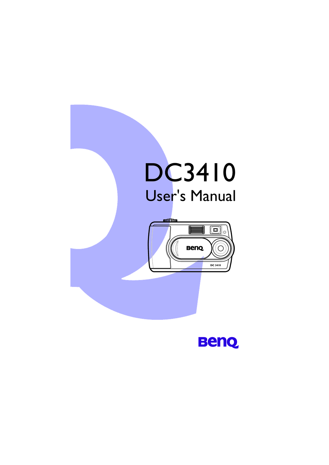 BenQ DC 3410 user manual DC3410 