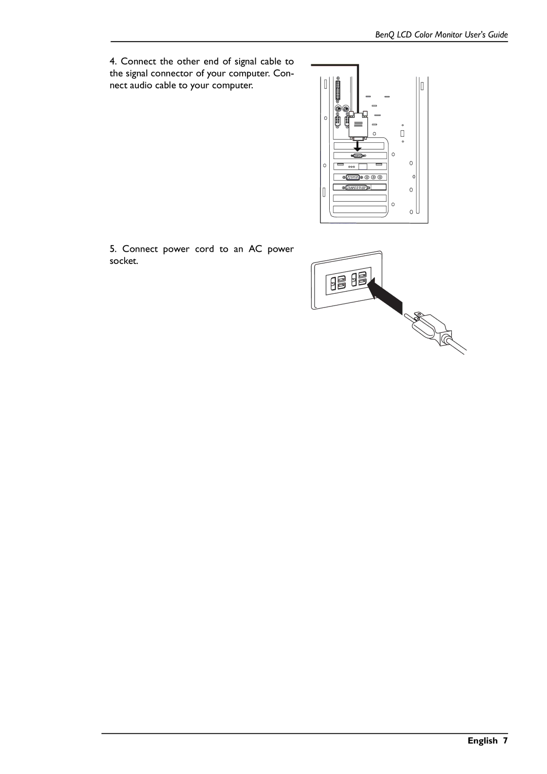 BenQ FP591 user manual English 