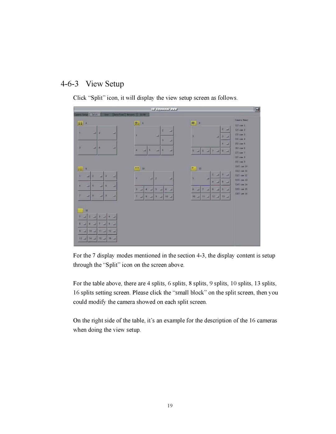 BenQ HDR-16EP user manual View Setup 