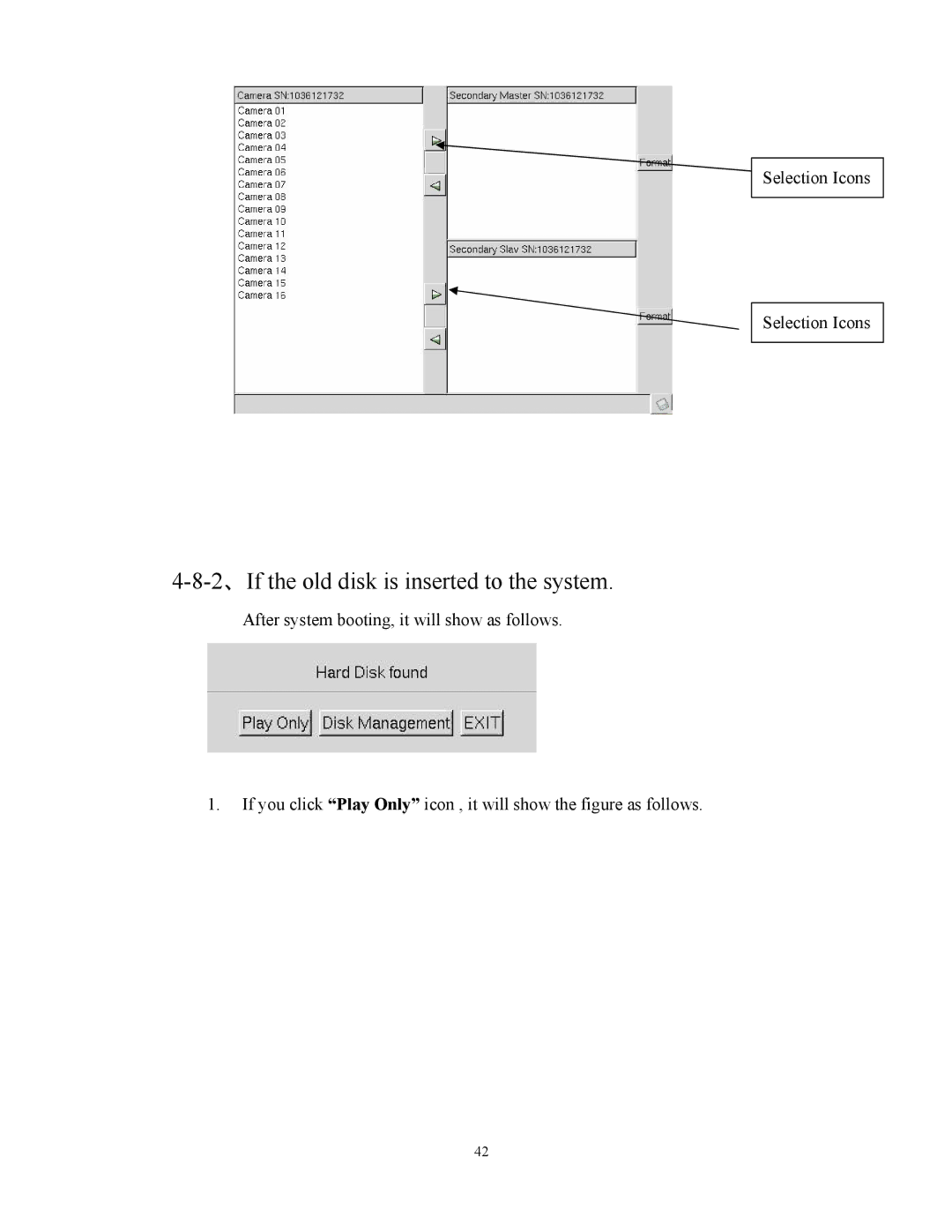 BenQ HDR-16EP user manual 2、If the old disk is inserted to the system 