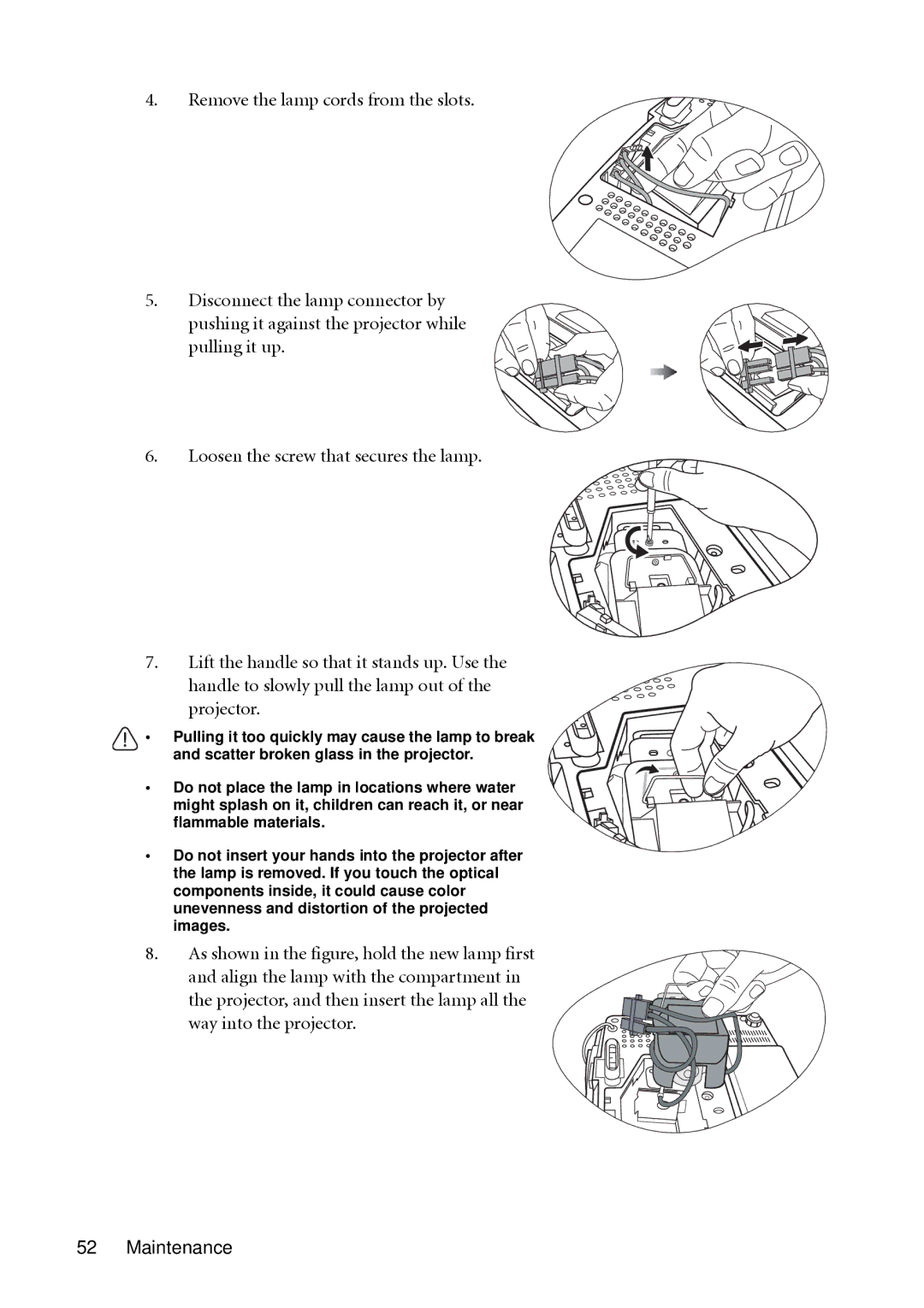 BenQ MP511 user manual 