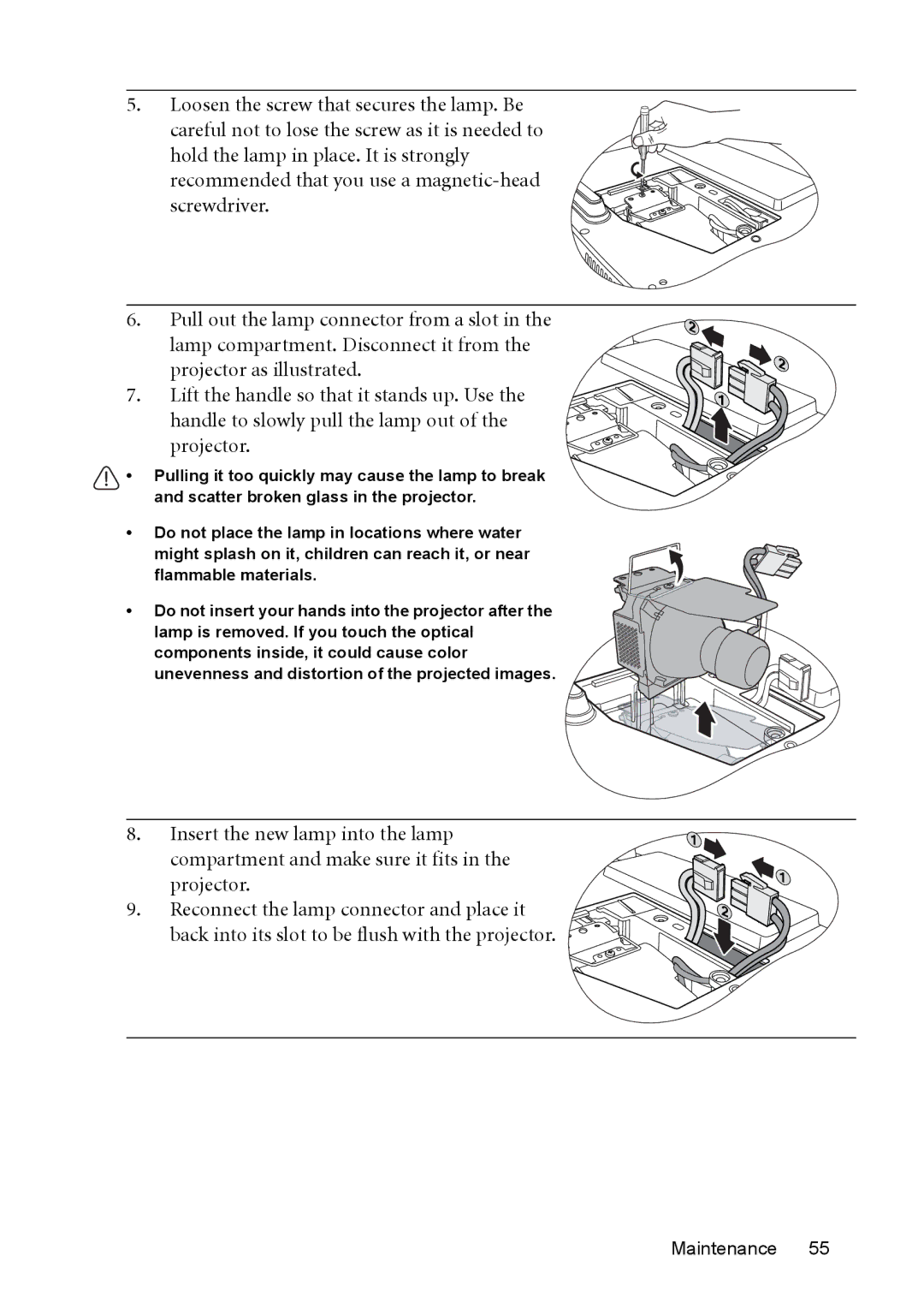 BenQ MP515 ST, MP525 ST user manual 