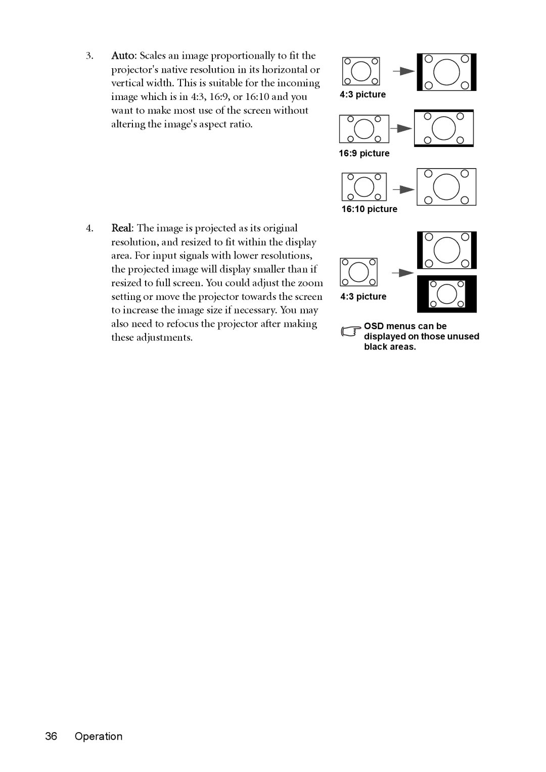 BenQ MP730 manual Operation 