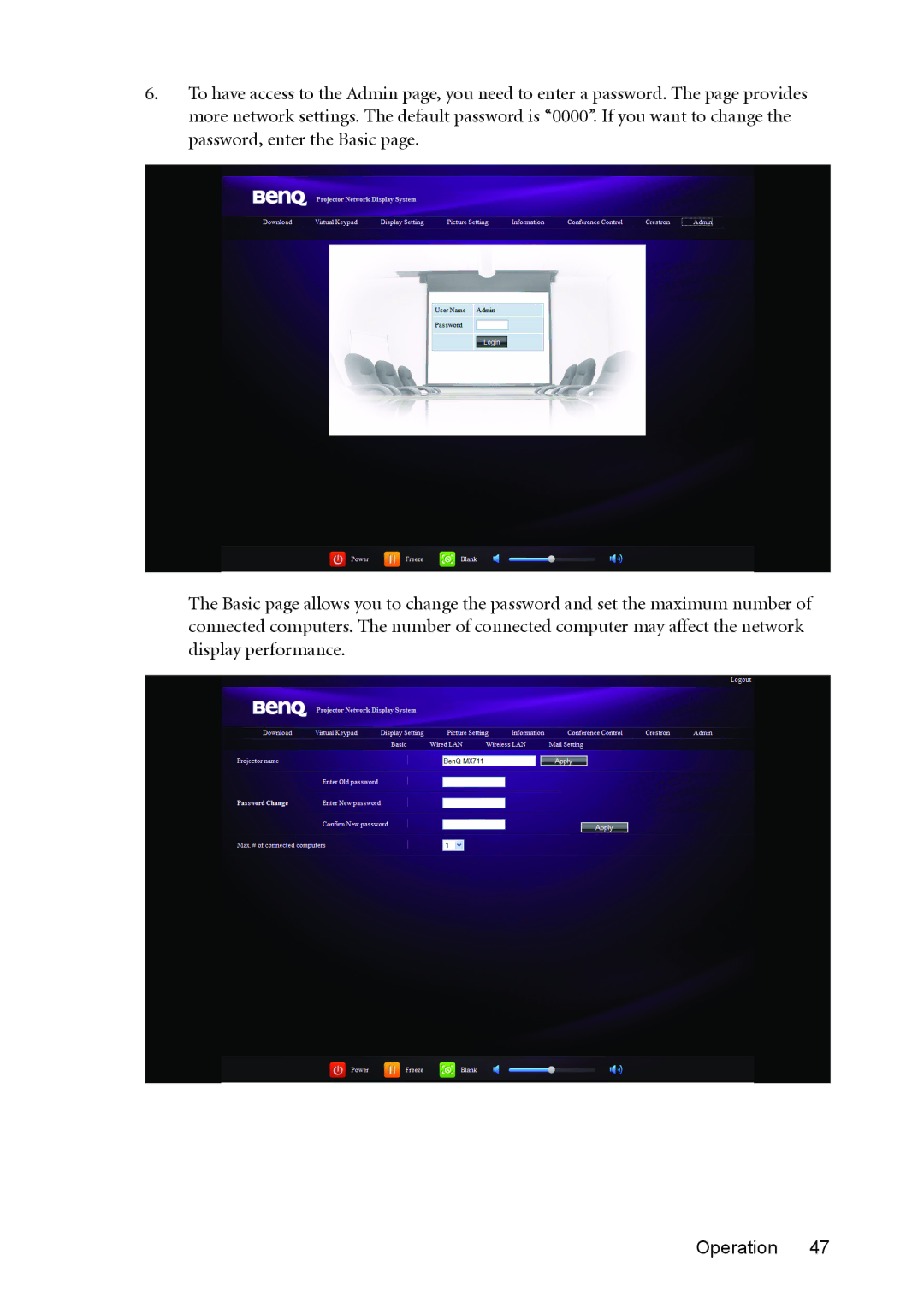 BenQ MX812ST, MW811ST user manual 