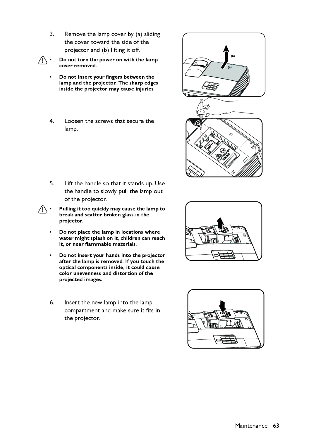 BenQ MW516, MX514 user manual 