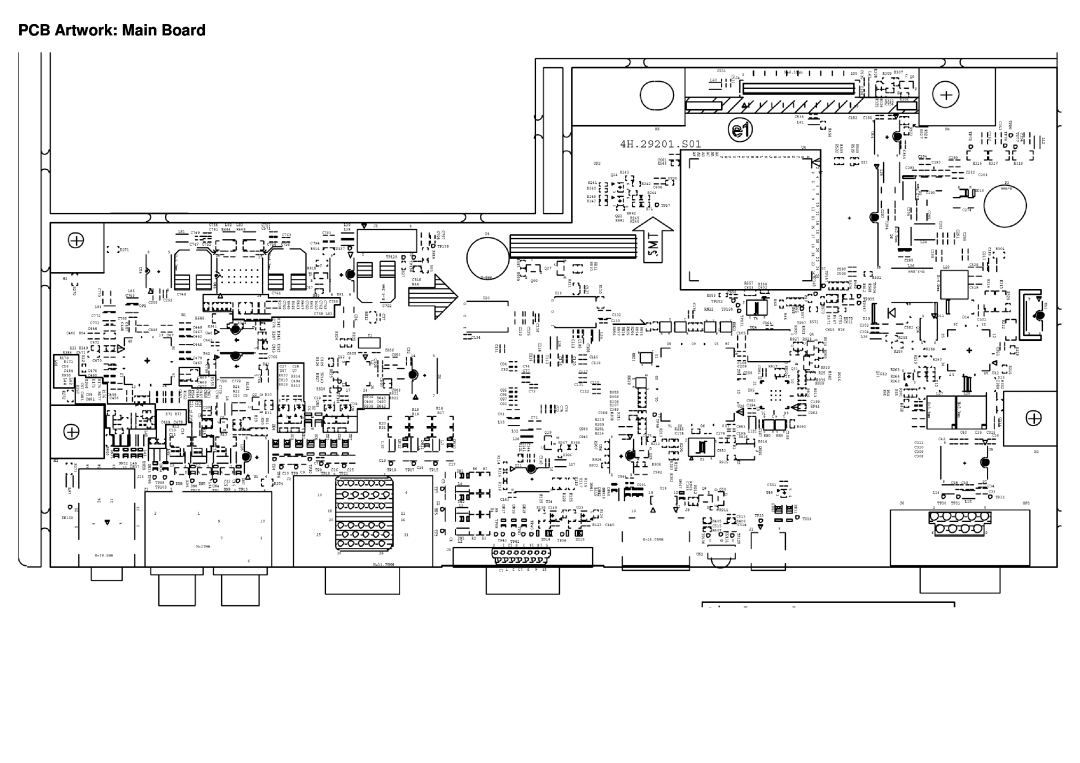 BenQ MX600 service manual PCB Artwork Main Board 